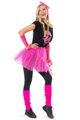 80s Costume For Women Lip Print