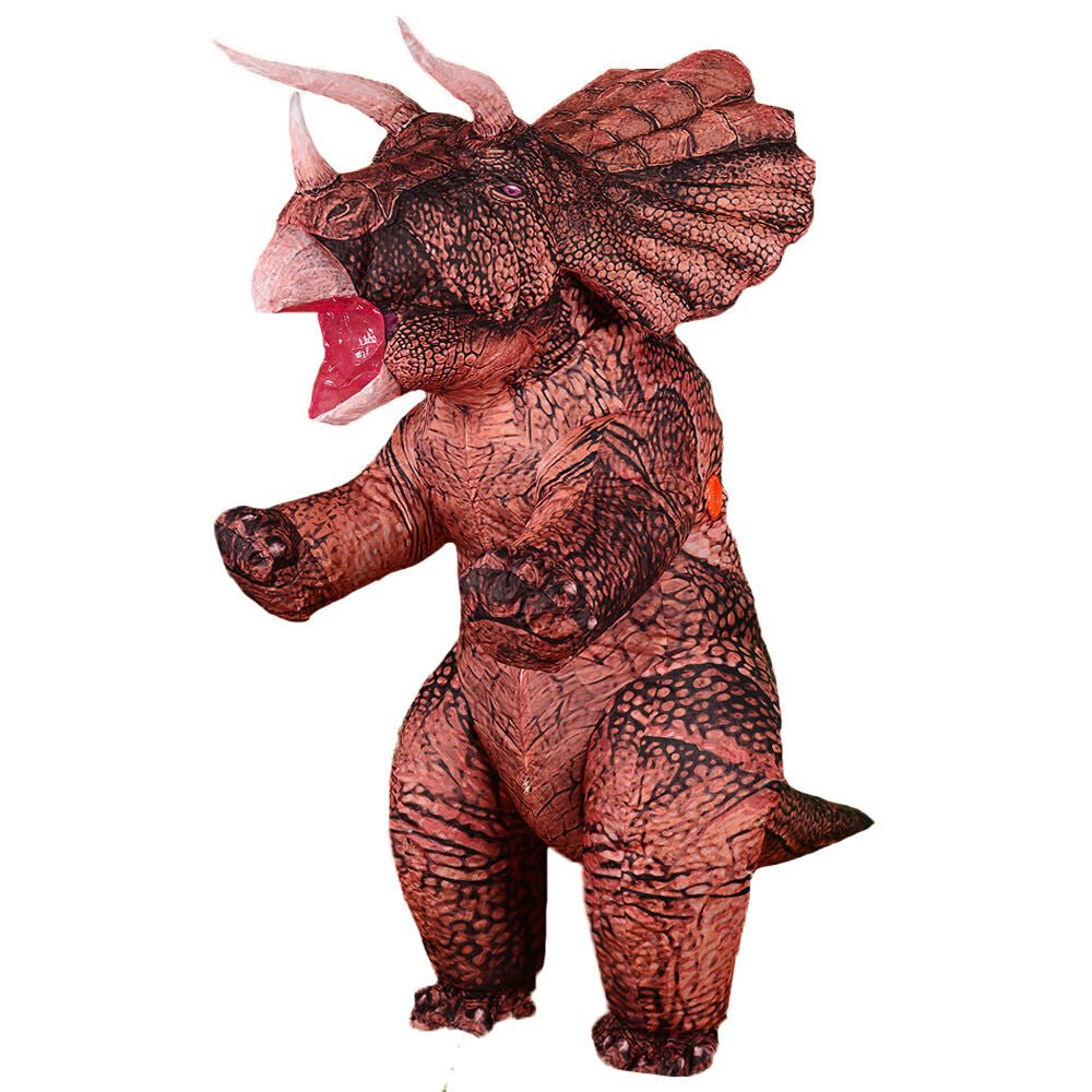 Adult Inflatable Brown Triceratops Costumes