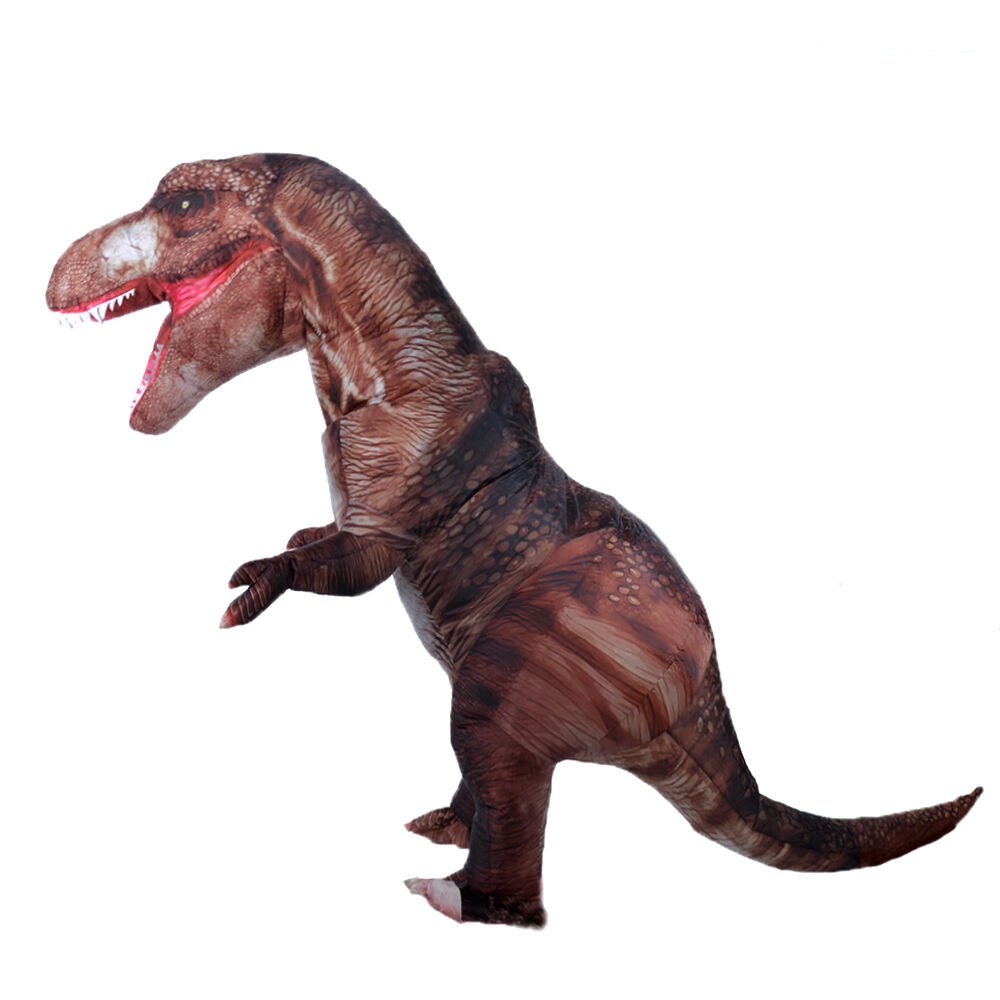 Adult Inflatable Brown Tyrannosaurus Costume