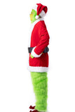 Adult Santa Grinch Costume Outfit For Christmas, Faux Fur.