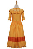 Adults' Pepa Madrigal Dress Encanto Costume.