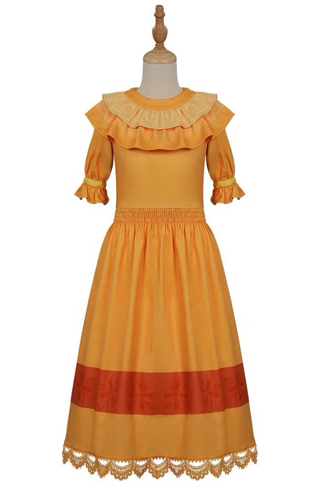 Adults' Pepa Madrigal Dress Encanto Costume.