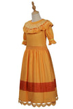 Adults' Pepa Madrigal Dress Encanto Costume.