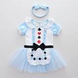 Alice in Wonderland Costume Dress For Babies 3 - 24 Months