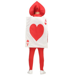 Alice in Wonderland Playing Card Costume. Heart. Royal Family