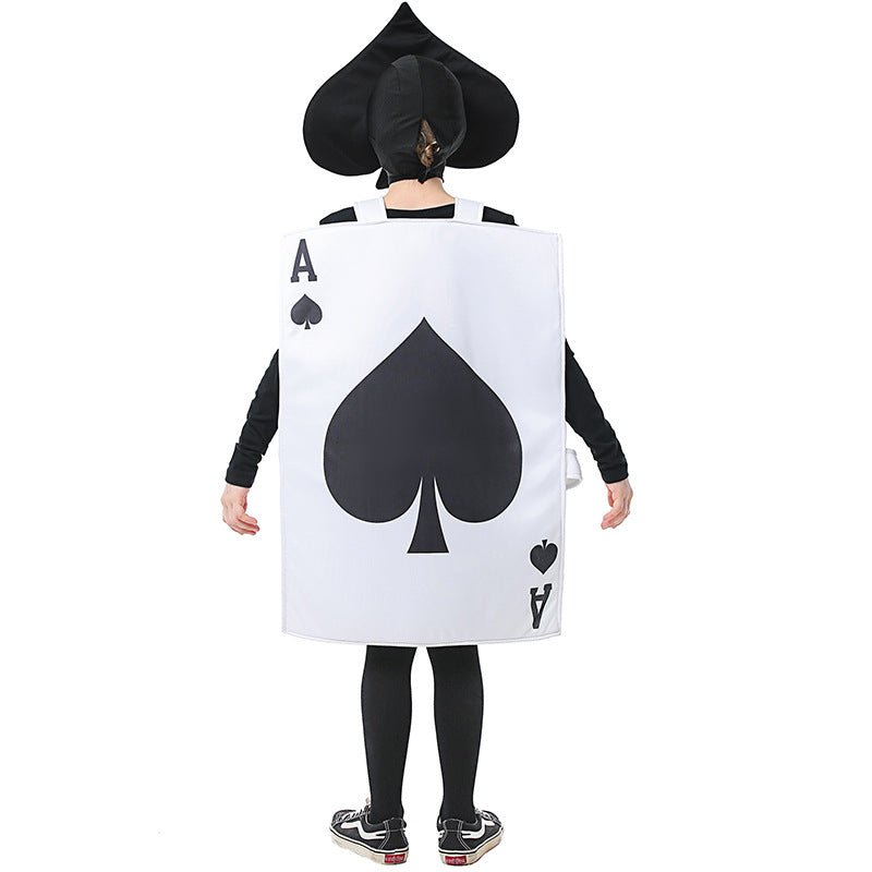 Alice in Wonderland Playing Card Costume. Spade. Gardener