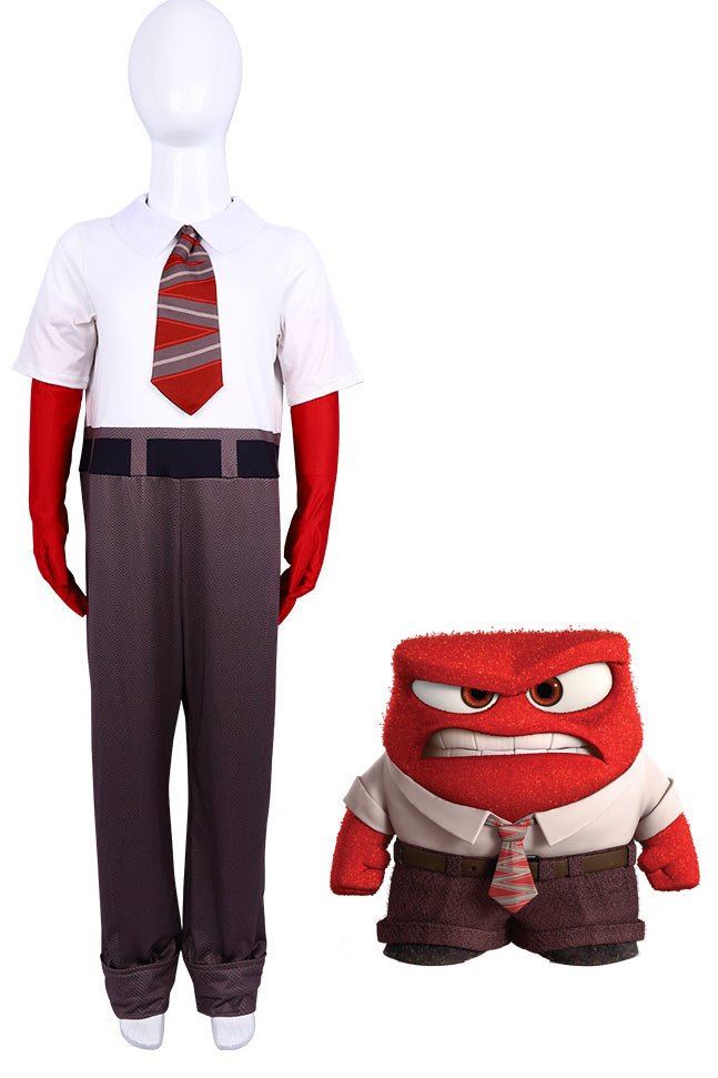 Anger Inside Out Costume for Kids and Adults