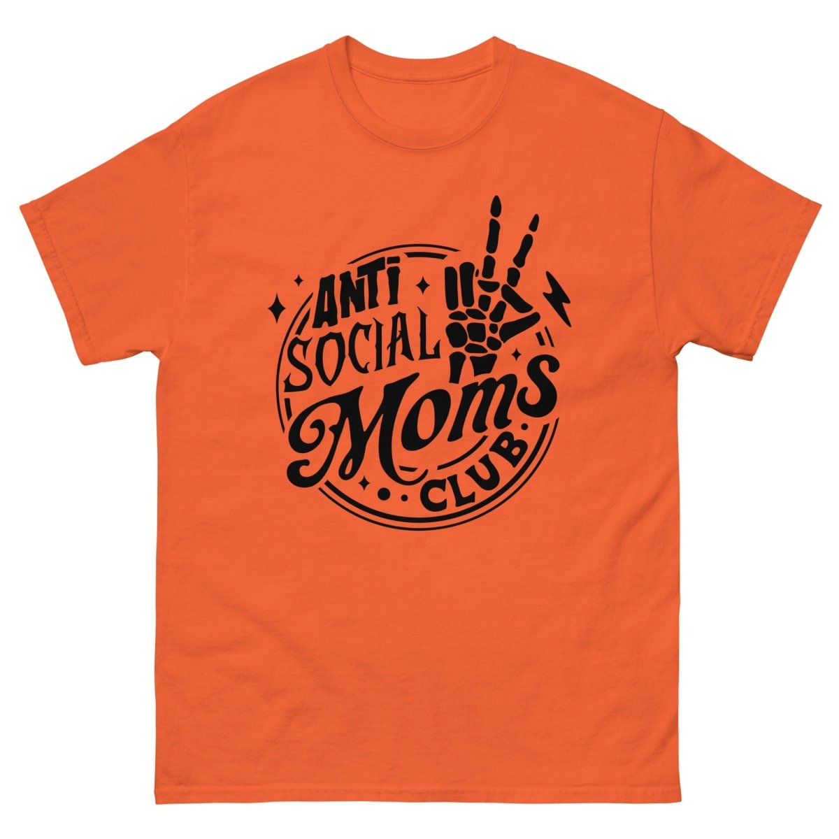 Anti Social Mom's Club. Halloween T Shirt for Moms.