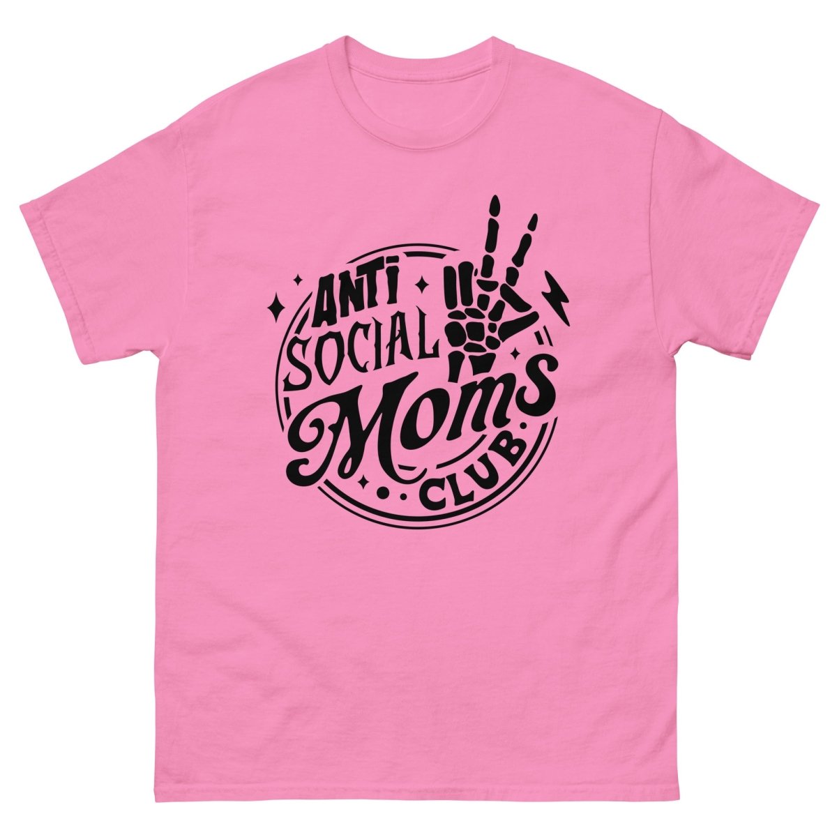 Anti Social Mom's Club. Halloween T Shirt for Moms.