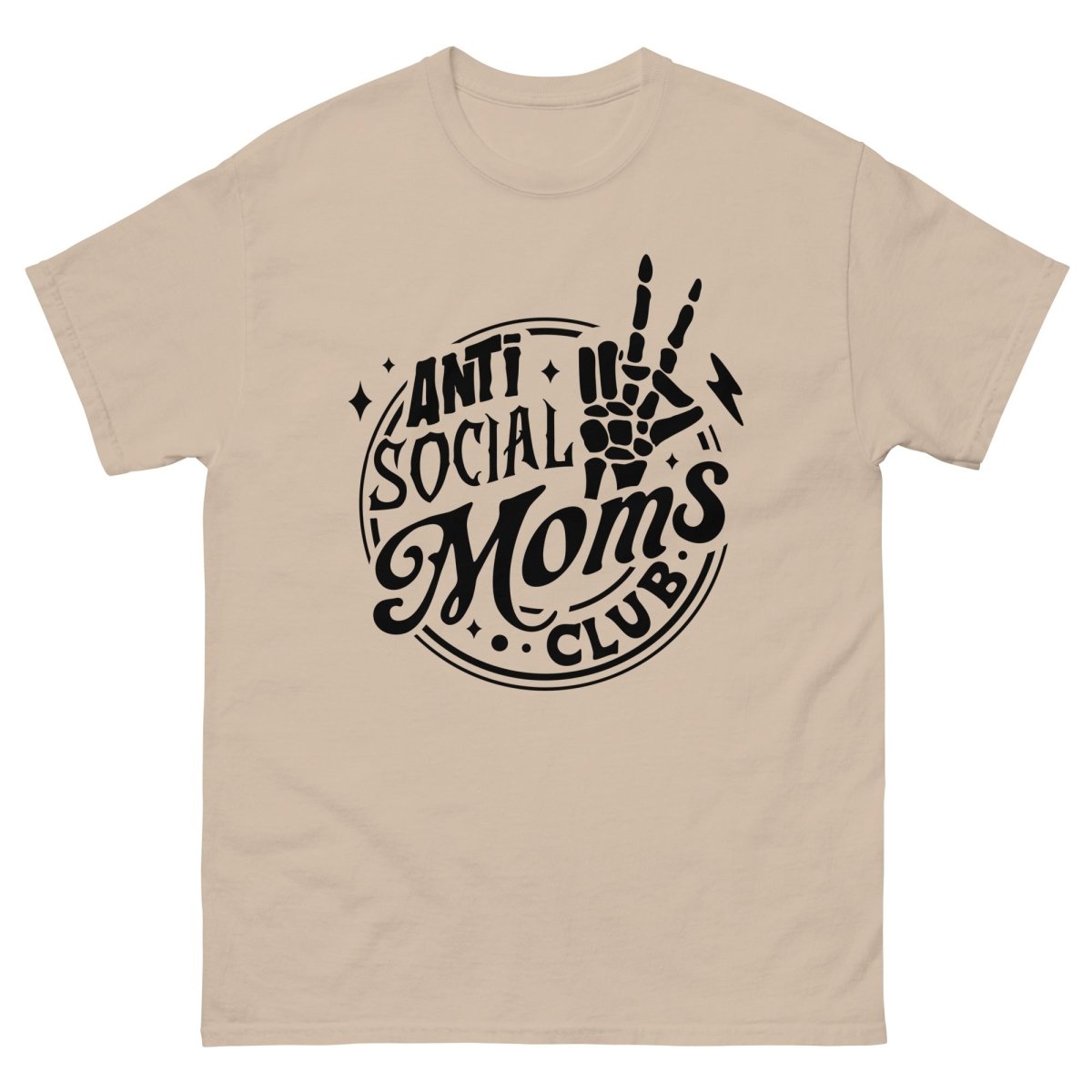 Anti Social Mom's Club. Halloween T Shirt for Moms.