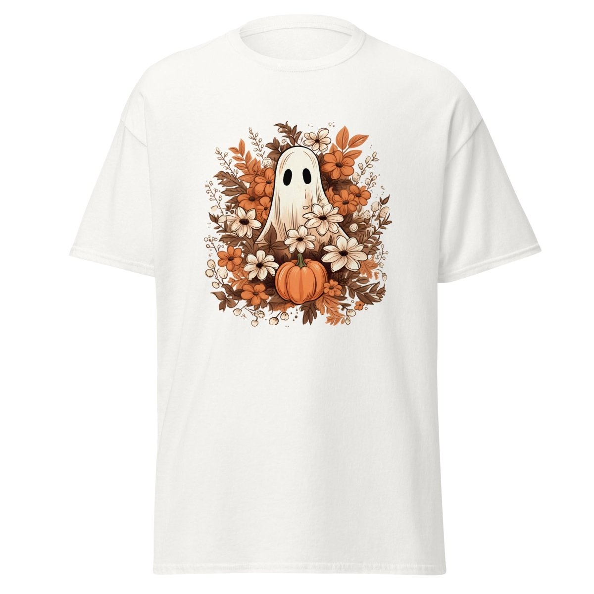 Autumn Ghost Halloween T Shirt for Women