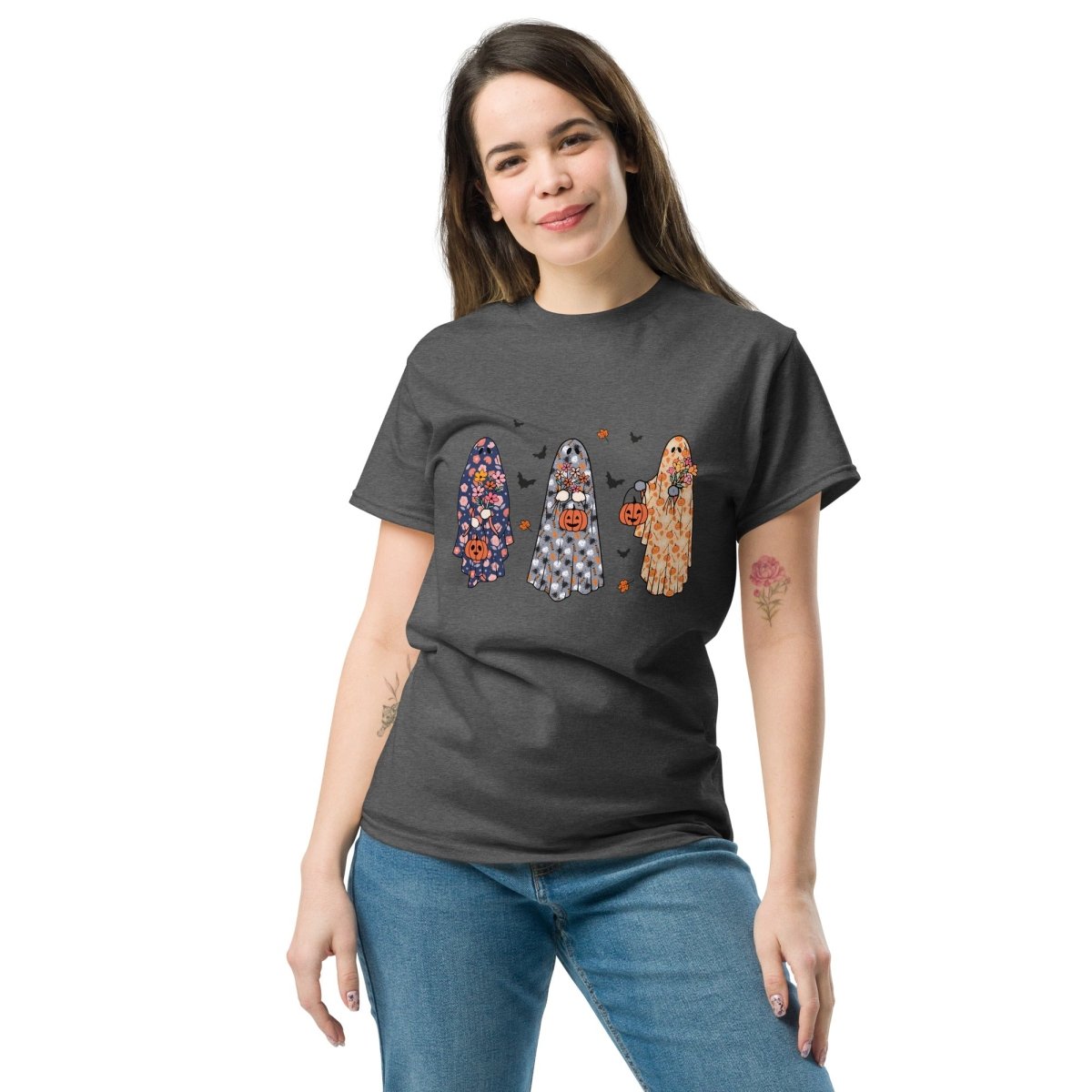 Autumn Ghost Parade, Halloween T Shirts for Women