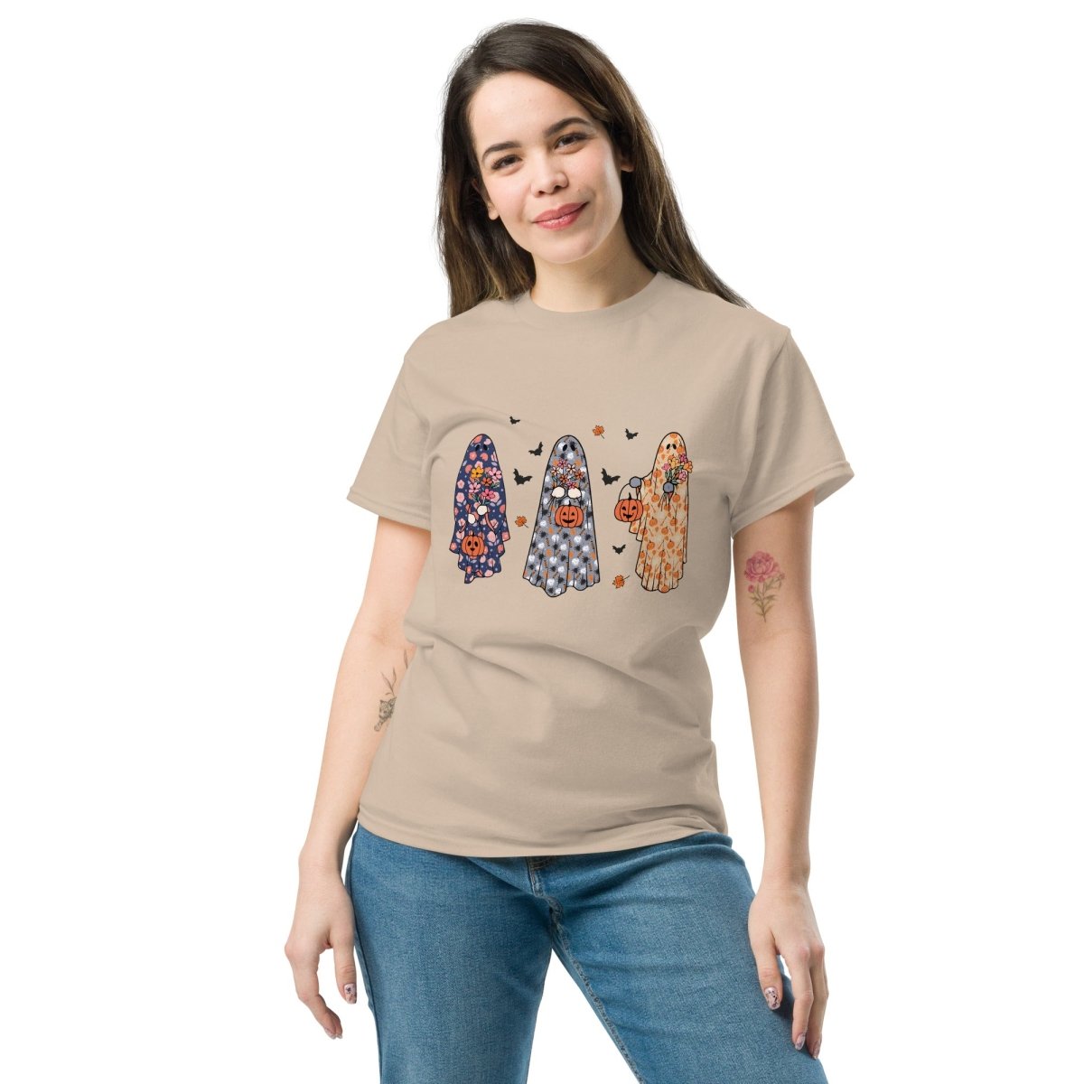 Autumn Ghost Parade, Halloween T Shirts for Women