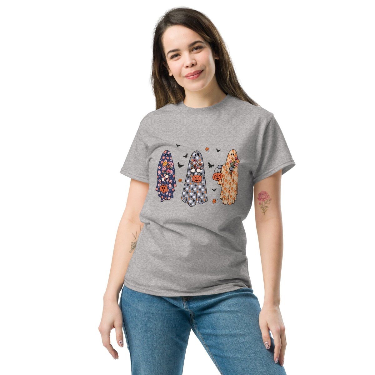 Autumn Ghost Parade, Halloween T Shirts for Women