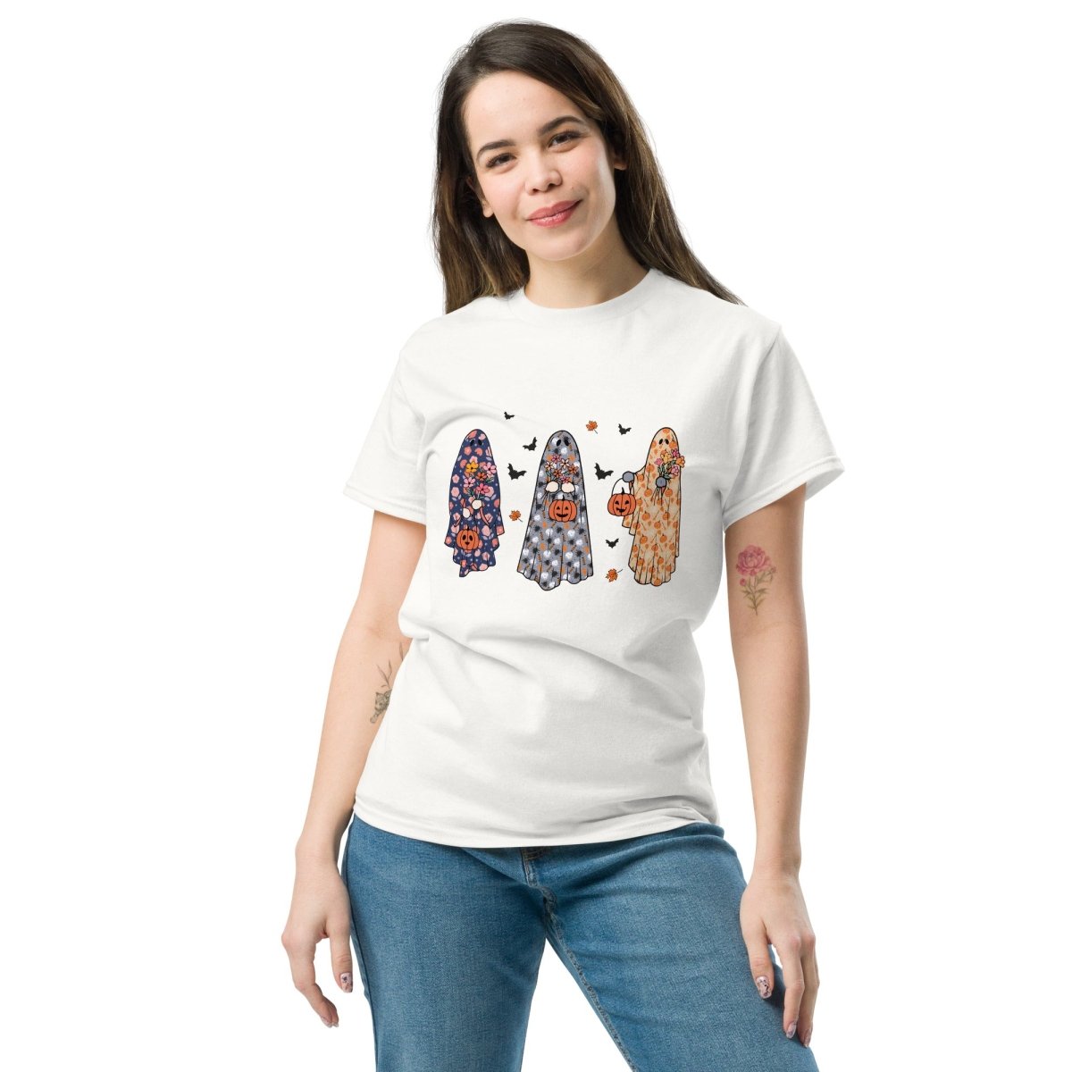 Autumn Ghost Parade, Halloween T Shirts for Women