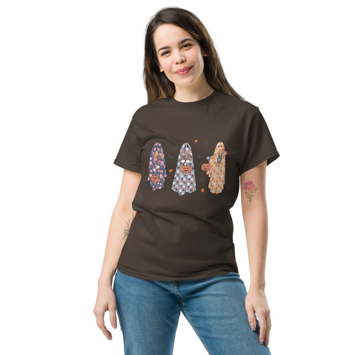 Autumn Ghost Parade, Halloween T Shirts for Women