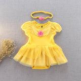 Beauty and Beast Belle Costume Dress For Babies 3 - 24 Months