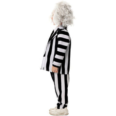 Beetlejuice Costume for Kids, Suit and Wig