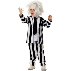 Beetlejuice Costume for Kids, Suit and Wig