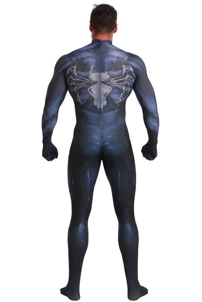 Black Venom Suit Zentai Cosplay Costume for Halloween