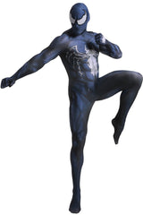 Black Venom Suit Zentai Cosplay Costume for Halloween