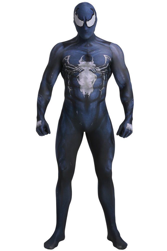 Black Venom Suit Zentai Cosplay Costume for Halloween