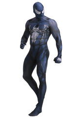 Black Venom Suit Zentai Cosplay Costume for Halloween