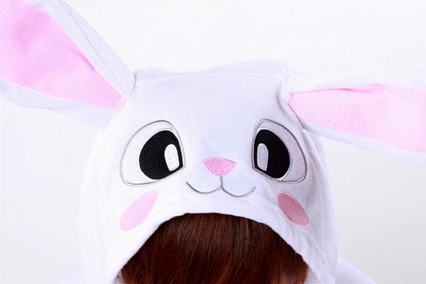 Bunny Rabbit Onesie Costume For Toddler 3 - 4 Years