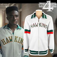 Caleb McLaughlin Hawkins Jacket, Stranger Things Season 4 Costume