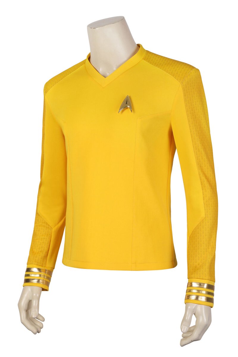 Captain Christopher Pike Uniform, Star Trek Cosplay Costume