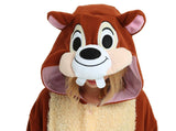 Chipmunk Chip n Dale Onesie Kigurumi Costume For Adults and Teenagers