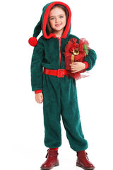 Christmas Onesie Costume For Kids - Green