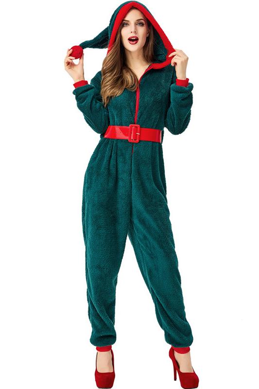 Christmas Onesie Costume For Kids - Green