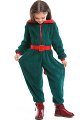 Christmas Onesie Costume For Kids - Green