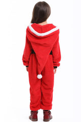 Christmas Onesie Costume For Kids - Red