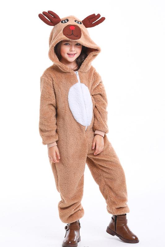 Christmas Reindeer Onesie Costume For Kids