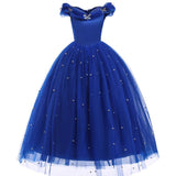 Cinderella Inspired Princess Dress For Girls