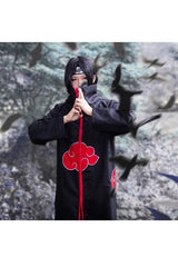 Cosplay Naruto Akatsuki Group Robe Cloak Costume For Kids And Adult