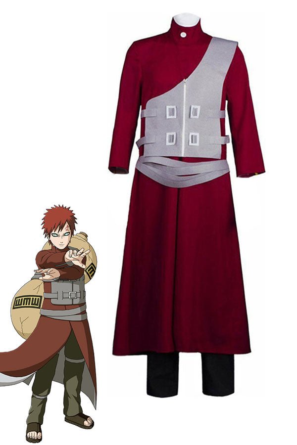 Cosplay Naruto Gaara Costume Set For Adult