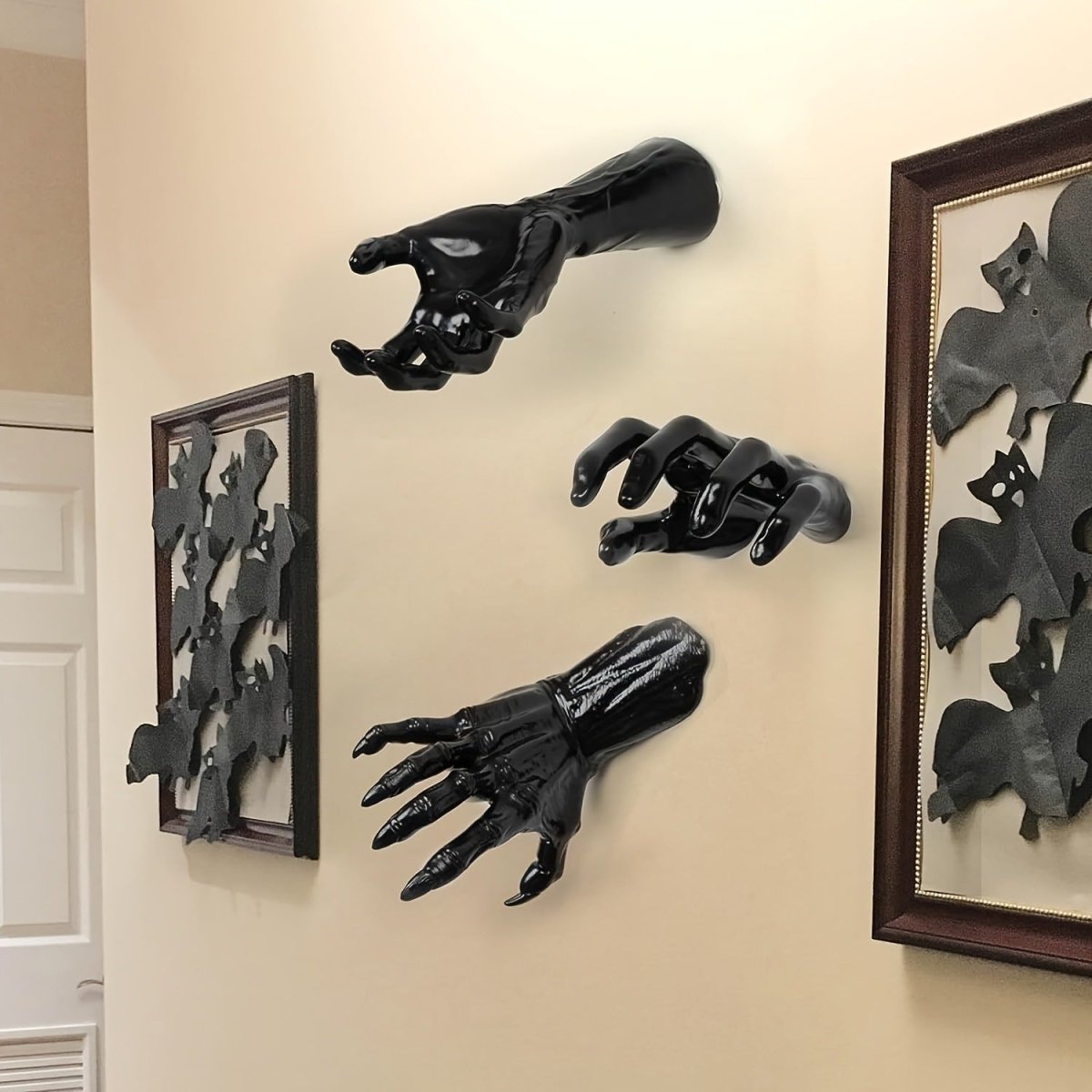 Creepy Reaching Hands, Halloween Wall Decoration, 3 pcs