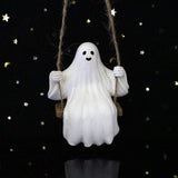 Cute Ghost on Swing Halloween Decoration