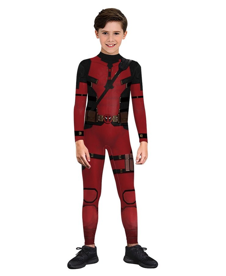 Deadpool Bodysuit Costume for Kids