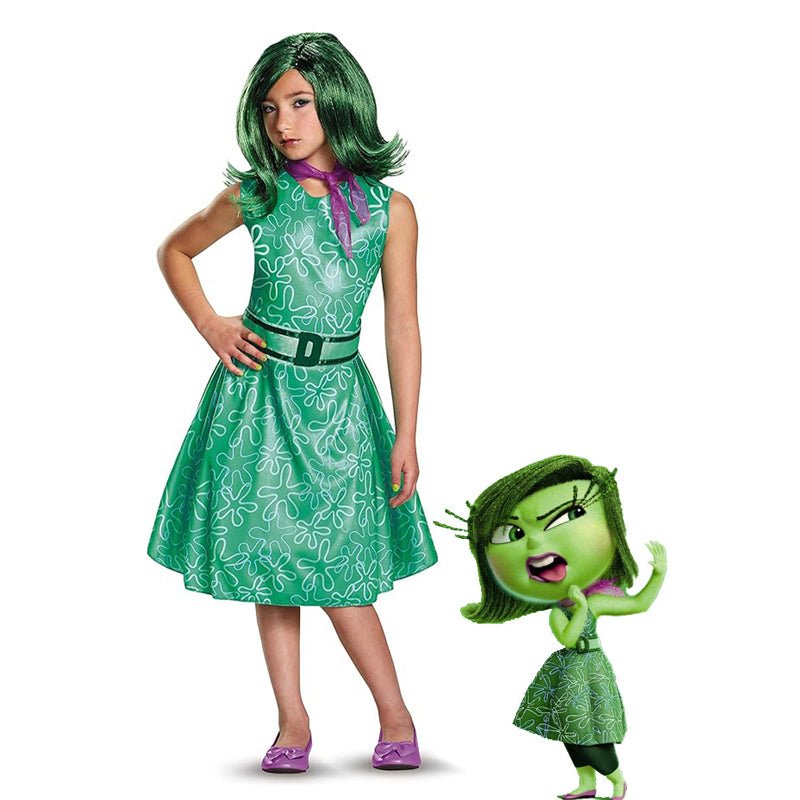 Disgust Inside Out Costume for Kids and Adults