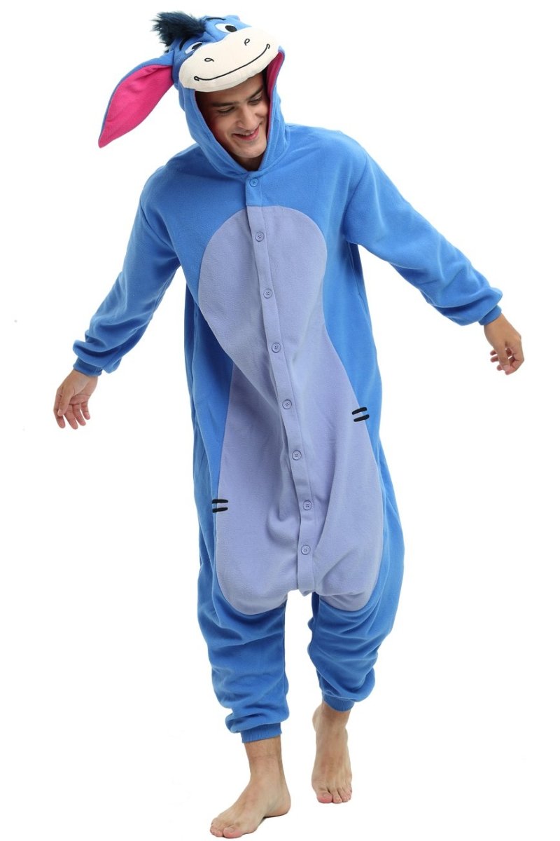 Disney Eeyore Onesie Costume For Adults And Teenagers