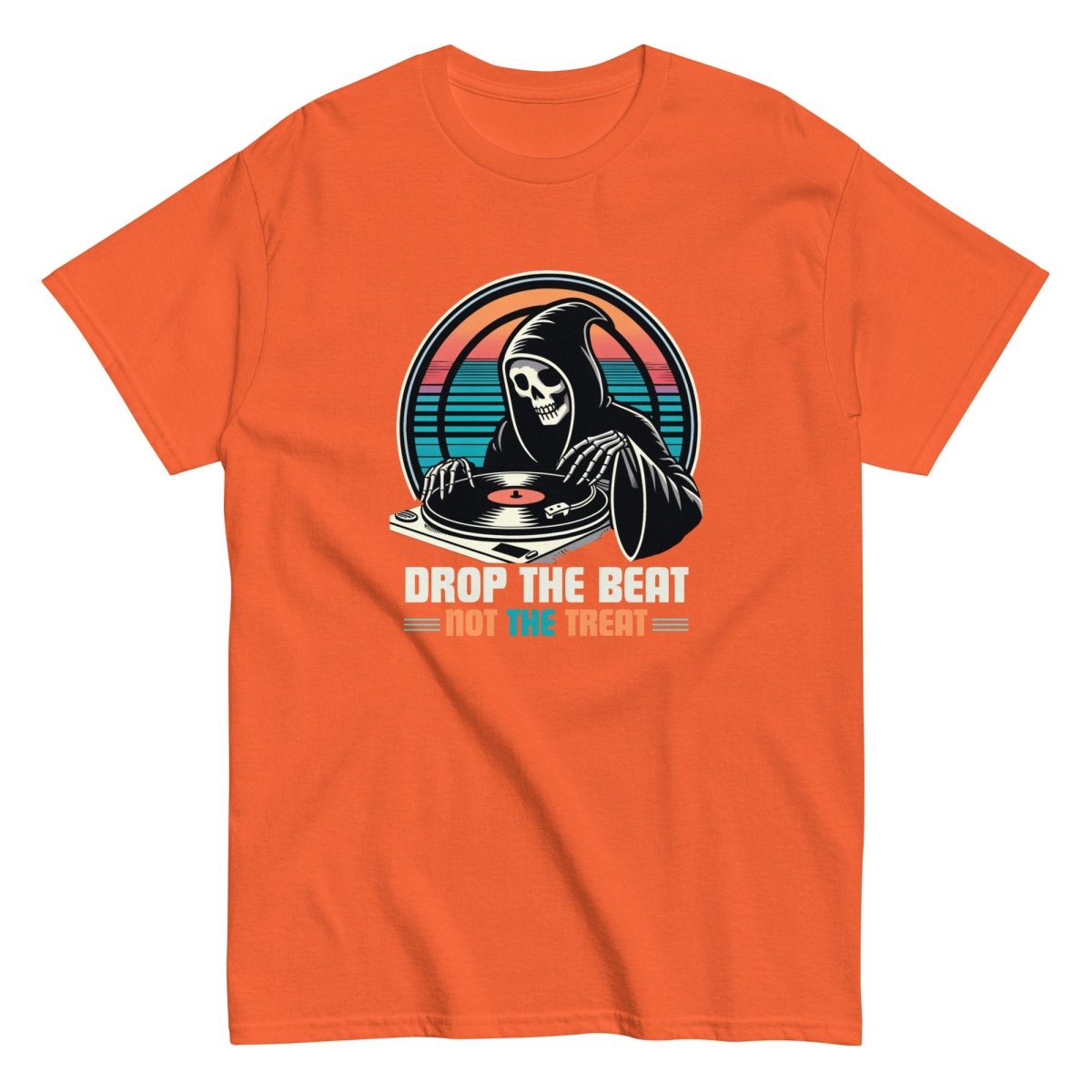 Drop the Beat, Not the Treats Halloween Tshirt, Unisex