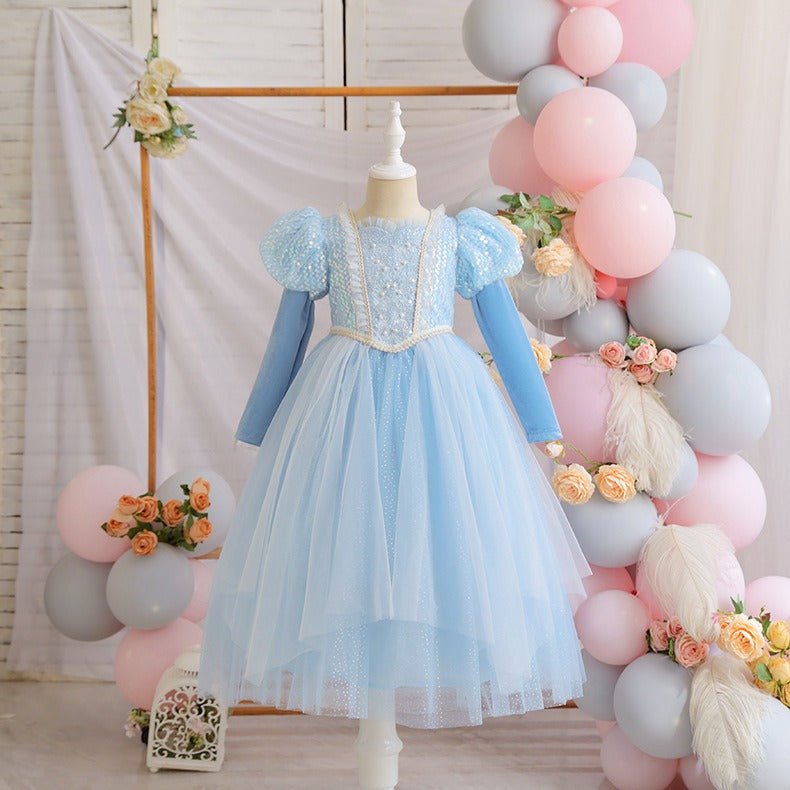 Elsa Dress Up Costume for Girls, Lightup