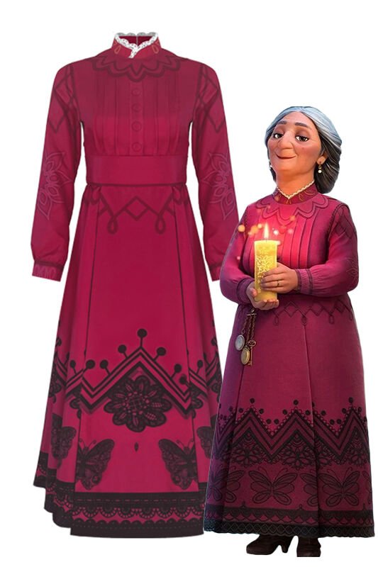 Encanto Abuela Costume For Adults and Kids