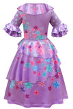 Encanto Isabela Dress Costume for Girls Kids