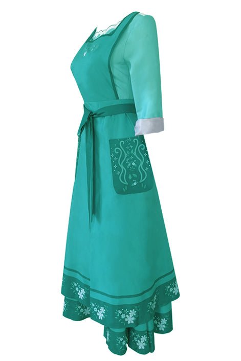 Encanto Julieta Dress Costume For Adults and Kids