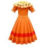 Encanto Pepa Dress Costume for Girls Kids